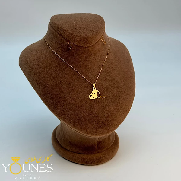 آویز اسنوپی طلا لیزری